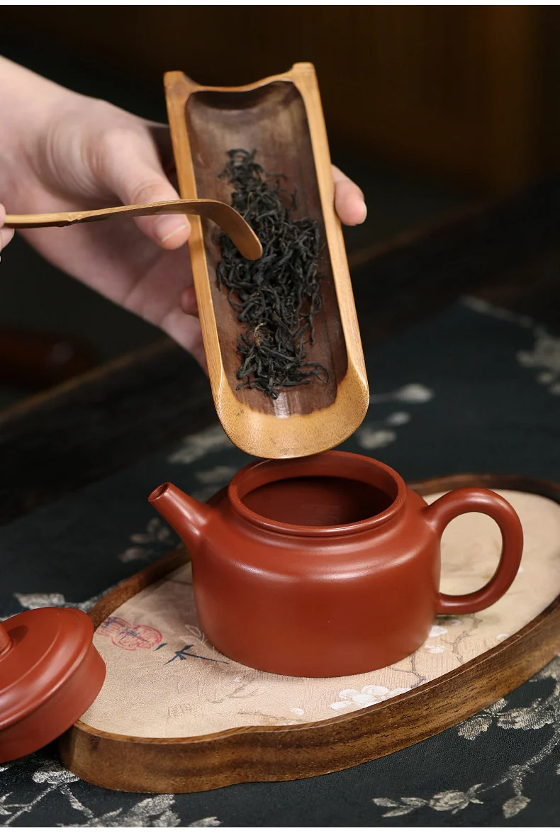 藏壶天下宜兴紫砂壶纯手工功夫茶具原矿大红袍茶壶泡茶家用德钟壶 详情图 16
