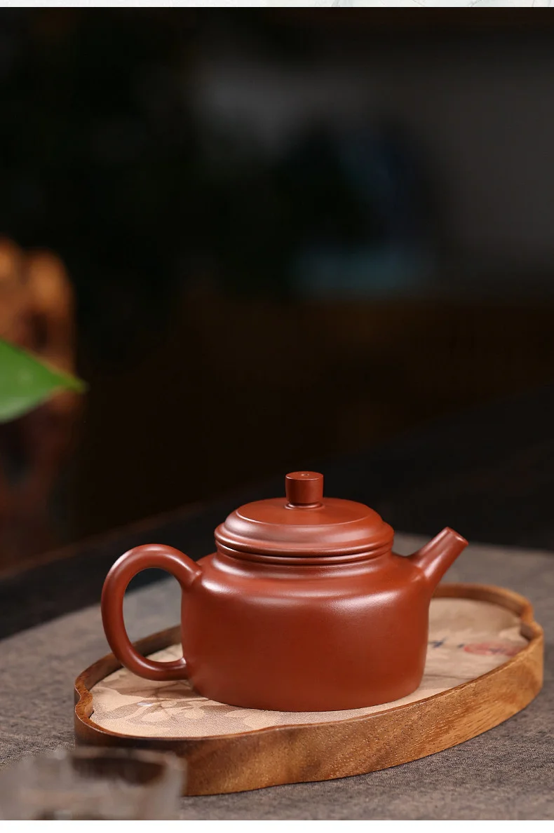 藏壶天下宜兴紫砂壶纯手工功夫茶具原矿大红袍茶壶泡茶家用德钟壶 详情图 4