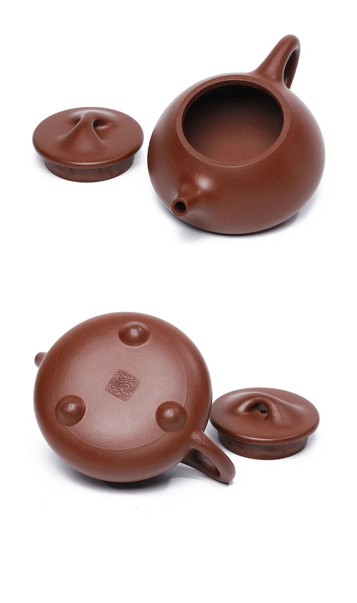 宜兴紫砂壶纯手工名家紫砂茶具原矿底槽清泡茶壶朱倩冰景舟石瓢壶 详情图 19