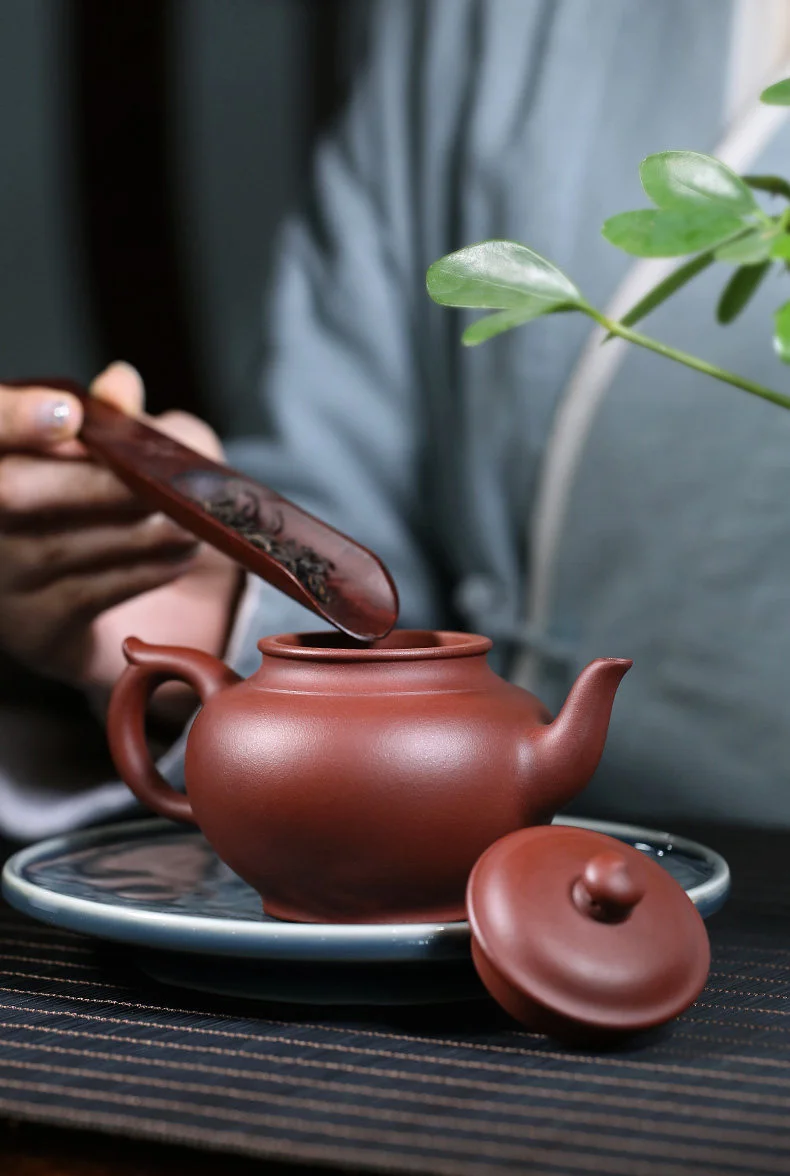 藏壶天下宜兴紫砂壶名家纯手工茶壶家用茶具原矿底槽清笑樱壶单壶 详情图 11