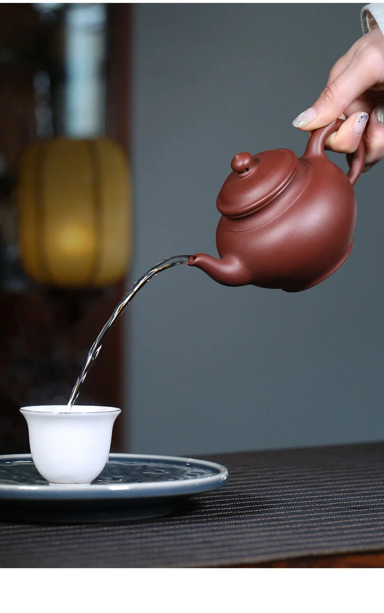 藏壶天下宜兴紫砂壶名家纯手工茶壶家用茶具原矿底槽清笑樱壶单壶 详情图 13