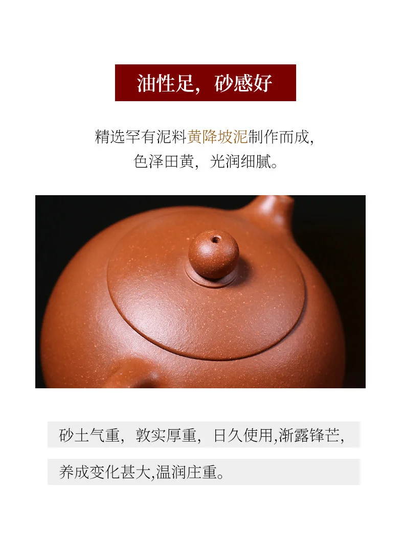 小容量小号宜兴紫砂壶纯手工茶壶单壶家用茶具泡茶壶降坡泥西施壶 详情图 7