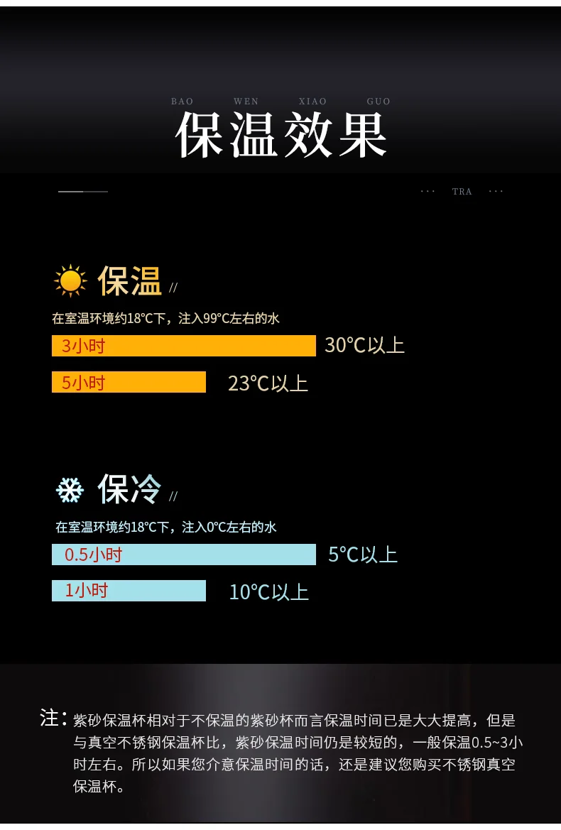 藏壶天下宜兴紫砂杯青年男士茶杯养生保温水杯紫砂内胆木纹保温杯 详情图 31