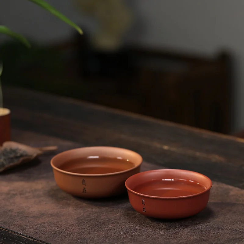 宜兴紫砂杯个人专用主人杯纯手工普洱杯紫泥大红袍品茗杯茶盏茶碗 - 6