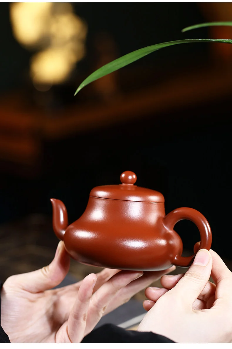 藏壶天下宜兴紫砂壶纯手工功夫茶具单壶原矿大红袍家用泡茶壶君德 详情图 16