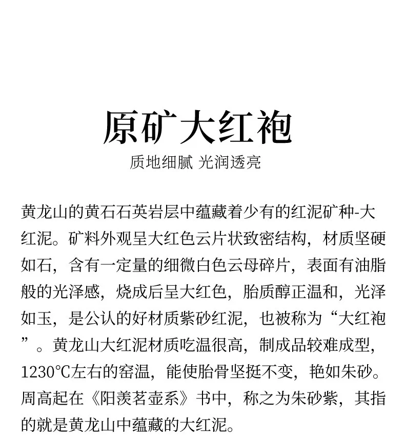 藏壶天下宜兴紫砂壶纯手工功夫茶具单壶原矿大红袍家用泡茶壶君德 详情图 5