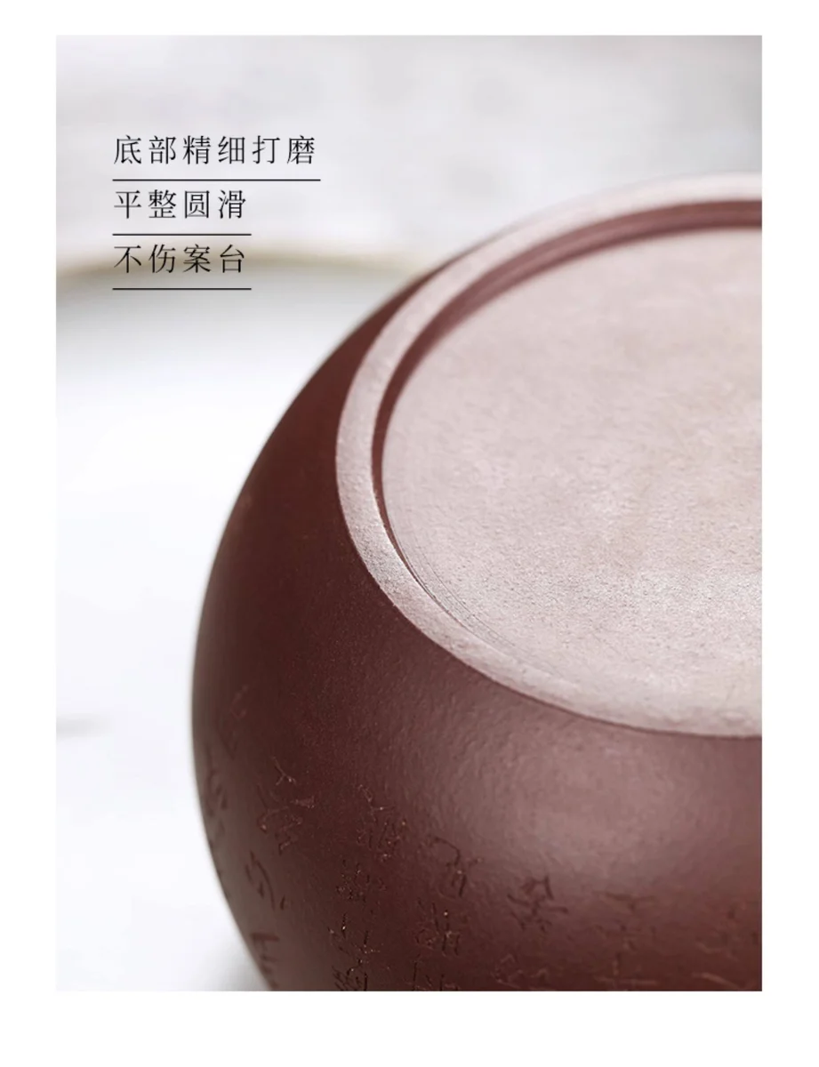 精品宜兴紫砂茶叶罐中式普洱茶储存罐存茶罐密封罐家用心经储茶罐 详情图 15