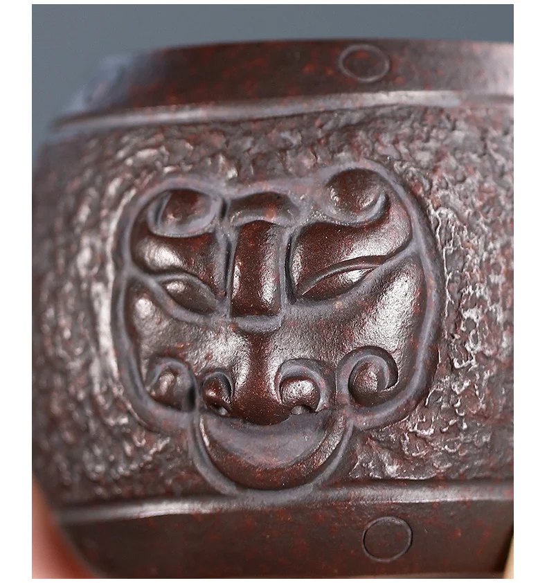 宜兴紫砂盖置精品可养茶台茶桌摆件茶具配件茶盘摆件茶宠盖托镇纸 详情图 8