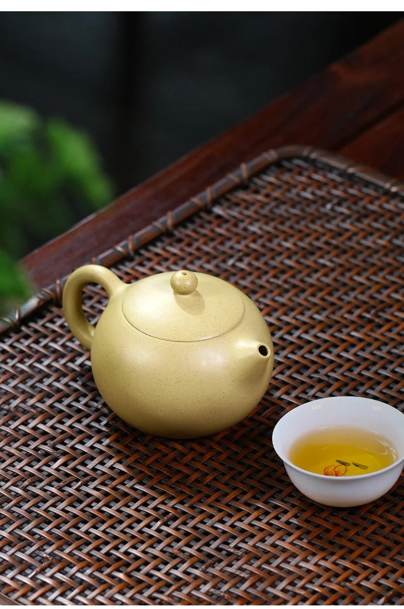 宜兴紫砂壶纯手工小茶壶紫砂茶具泡茶壶原矿本山绿泥全手工西施壶 详情图 12