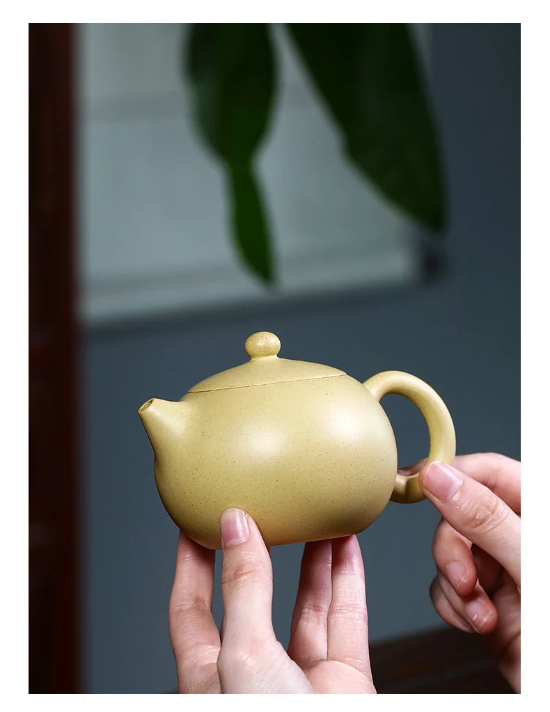 宜兴紫砂壶纯手工小茶壶紫砂茶具泡茶壶原矿本山绿泥全手工西施壶 详情图 16