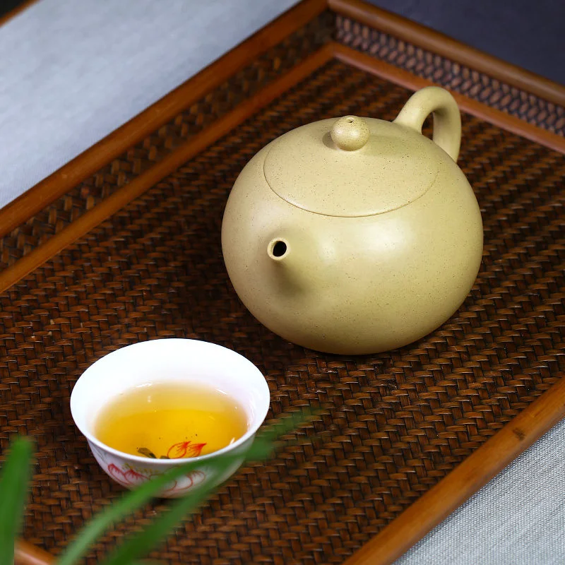 宜兴紫砂壶纯手工小茶壶紫砂茶具泡茶壶原矿本山绿泥全手工西施壶 - 4