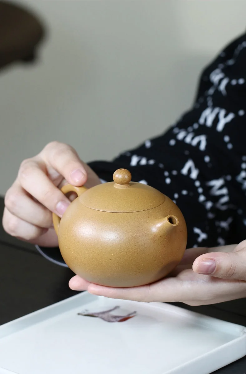 藏壶天下宜兴紫砂壶纯手工西施壶原矿黄金段泥家用功夫茶具泡茶壶 详情图 17