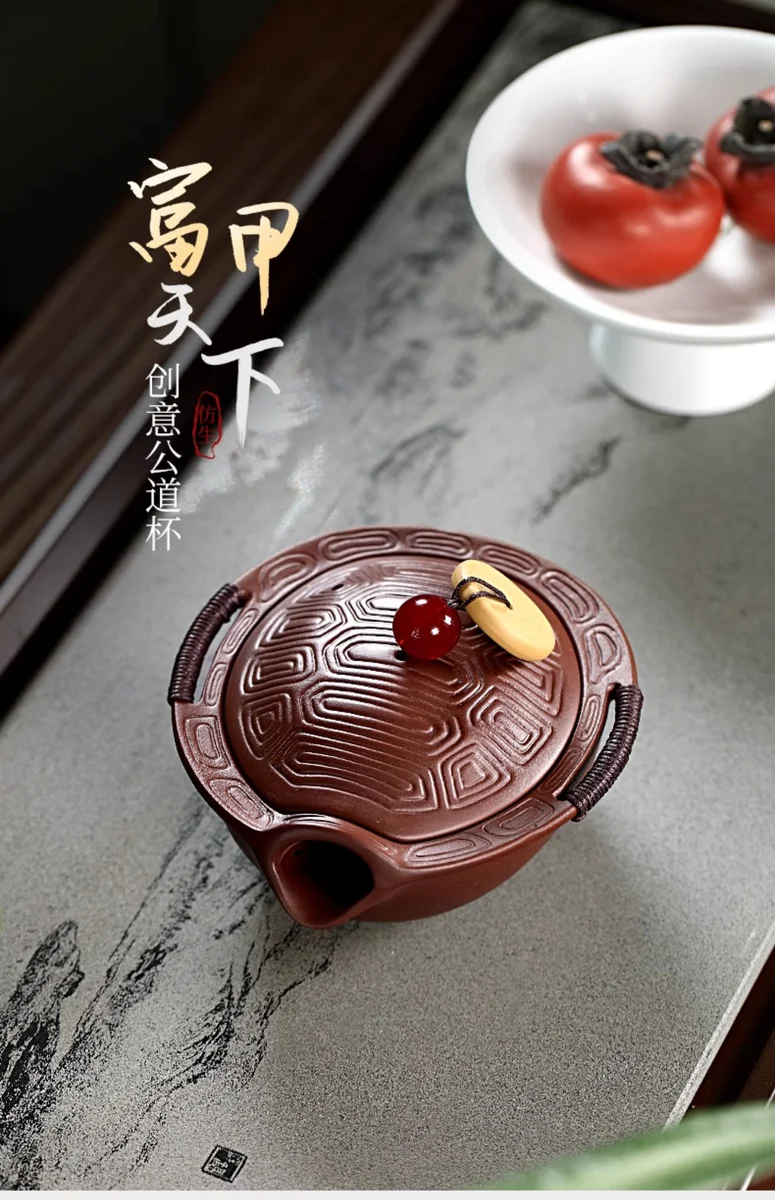宜兴紫砂公道杯茶具配件公杯分茶器加厚耐热创意仿生公道茶杯茶海 详情图 1