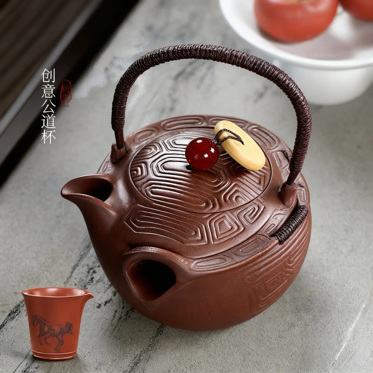 宜兴紫砂公道杯茶具配件公杯分茶器加厚耐热创意仿生公道茶杯茶海
