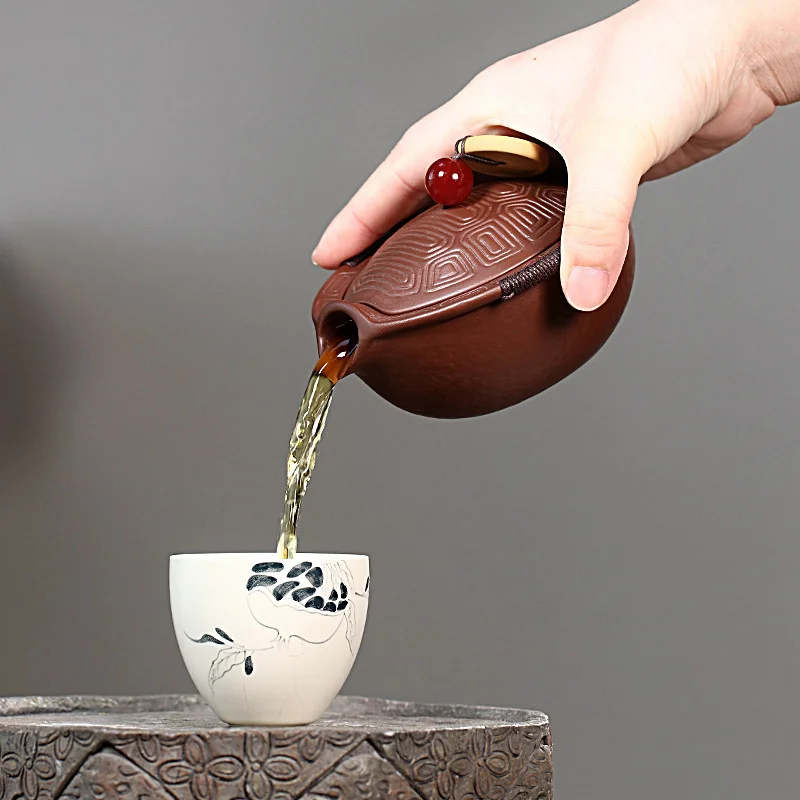 宜兴紫砂公道杯茶具配件公杯分茶器加厚耐热创意仿生公道茶杯茶海 - 5