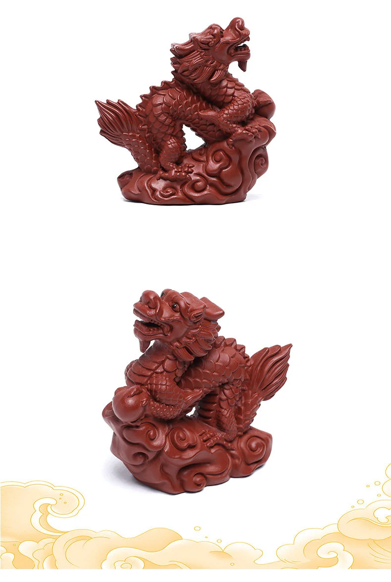 精品可养茶盘摆件茶具配件萌趣茶宠茶桌摆件生肖紫砂茶玩马上有钱 详情图 17