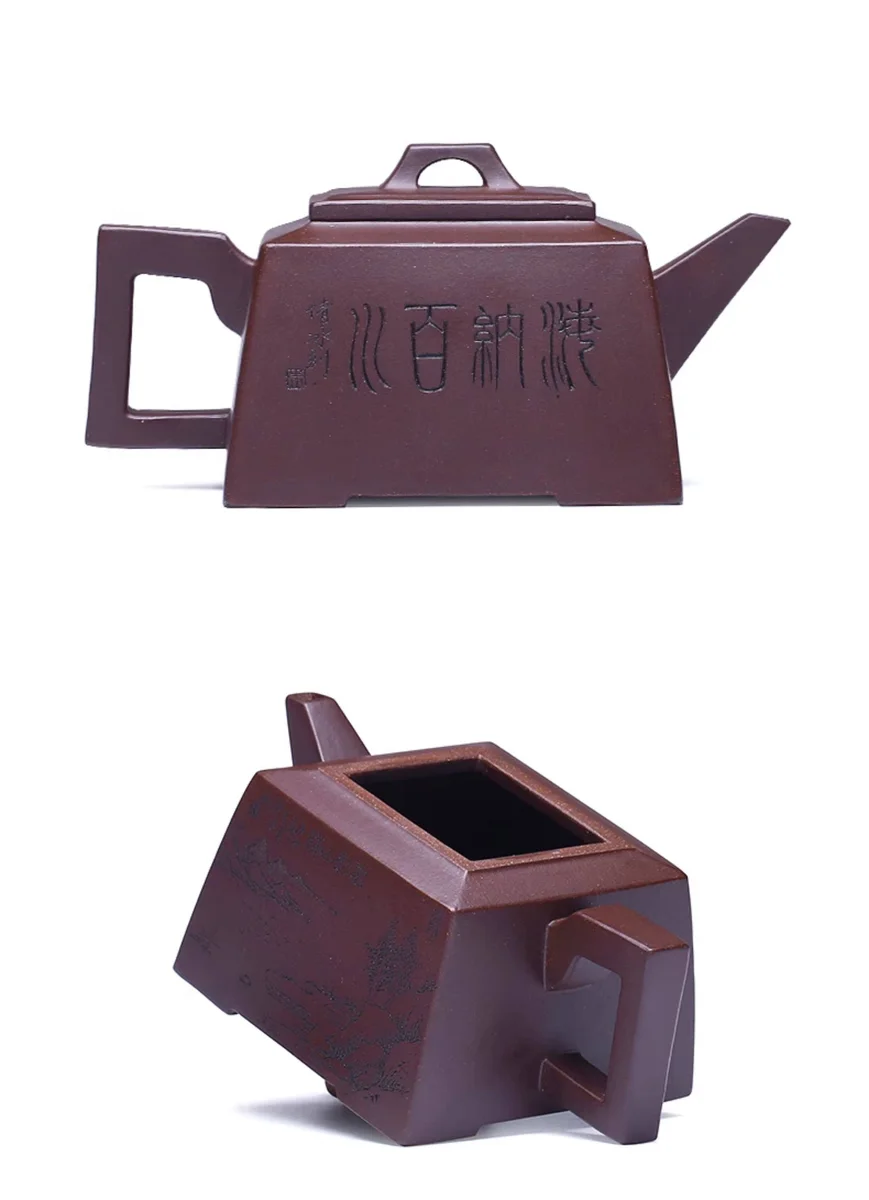 宜兴名家紫砂壶纯手工四方茶壶单人家用茶具小茶壶一人用单壶方壶 详情图 17