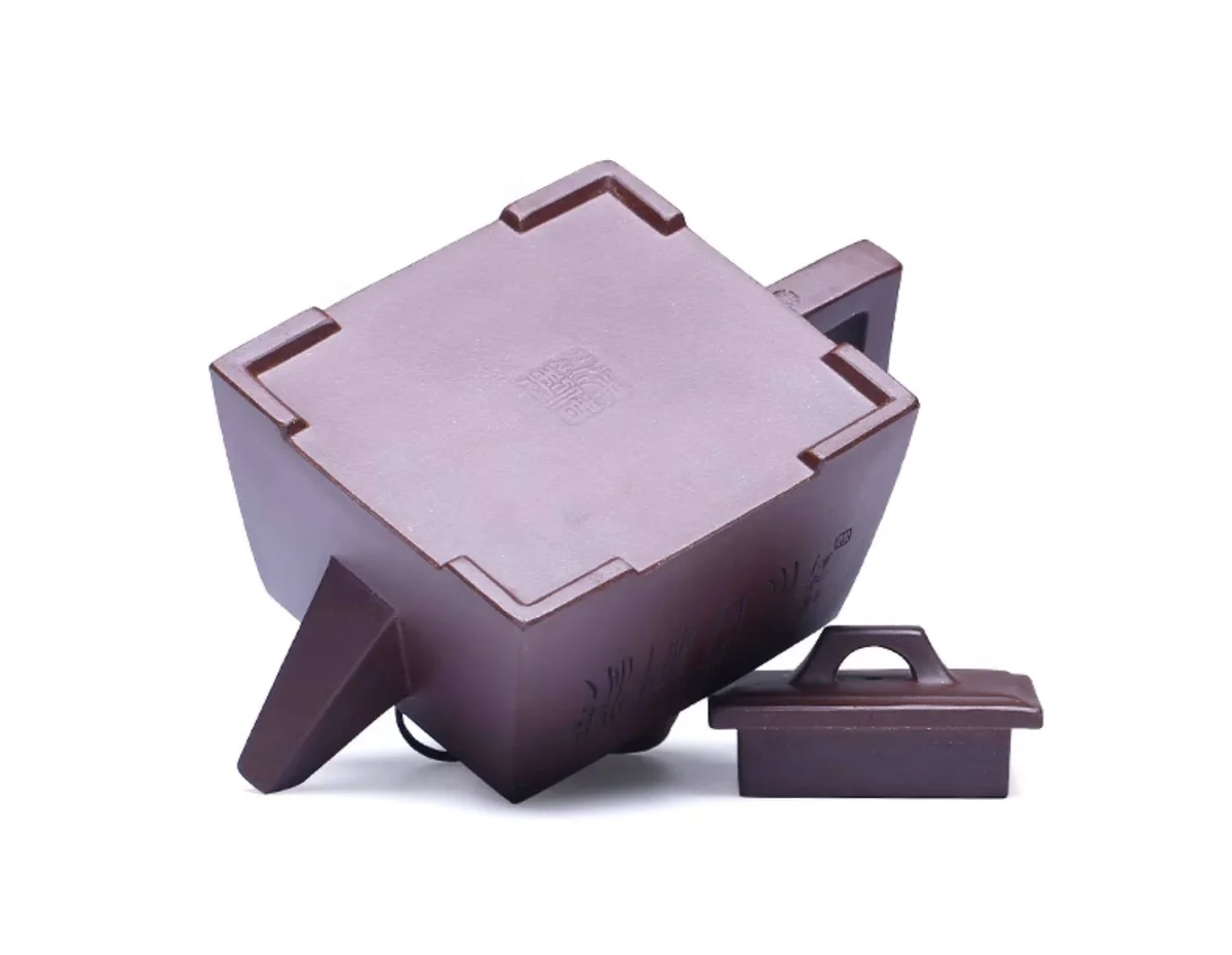 宜兴名家紫砂壶纯手工四方茶壶单人家用茶具小茶壶一人用单壶方壶 详情图 18