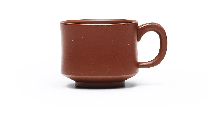 大号功夫茶杯品茗杯个人专用主人杯手工带把紫砂杯原矿紫泥茶盏杯 详情图 16