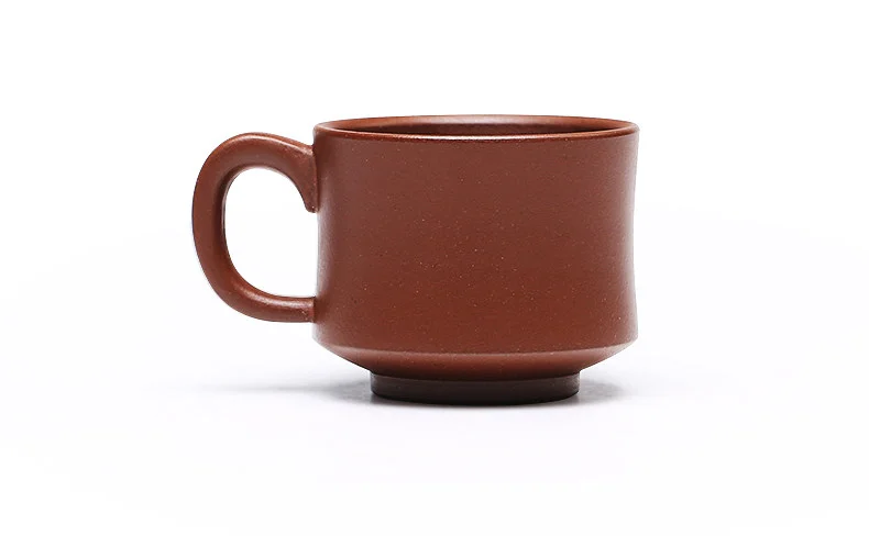 大号功夫茶杯品茗杯个人专用主人杯手工带把紫砂杯原矿紫泥茶盏杯 详情图 17