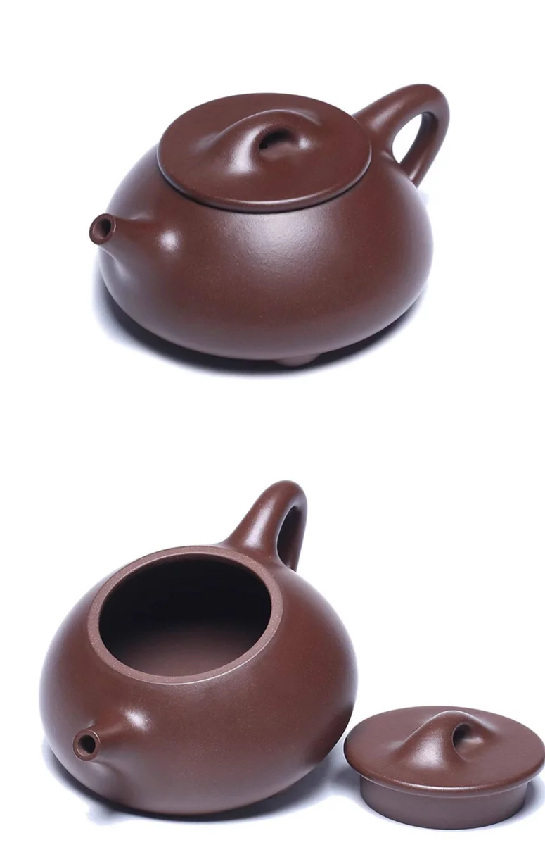 宜兴紫砂壶纯手工泡茶壶原矿一厂老紫泥功夫茶具全手工景舟石瓢壶 详情图 25