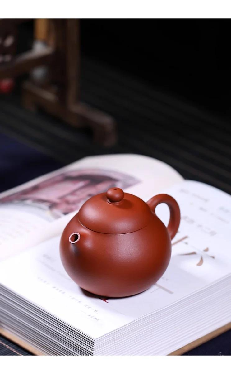 藏壶天下宜兴紫砂壶纯手工小容量泡茶壶家用功夫茶具清水泥文旦壶 详情图 5