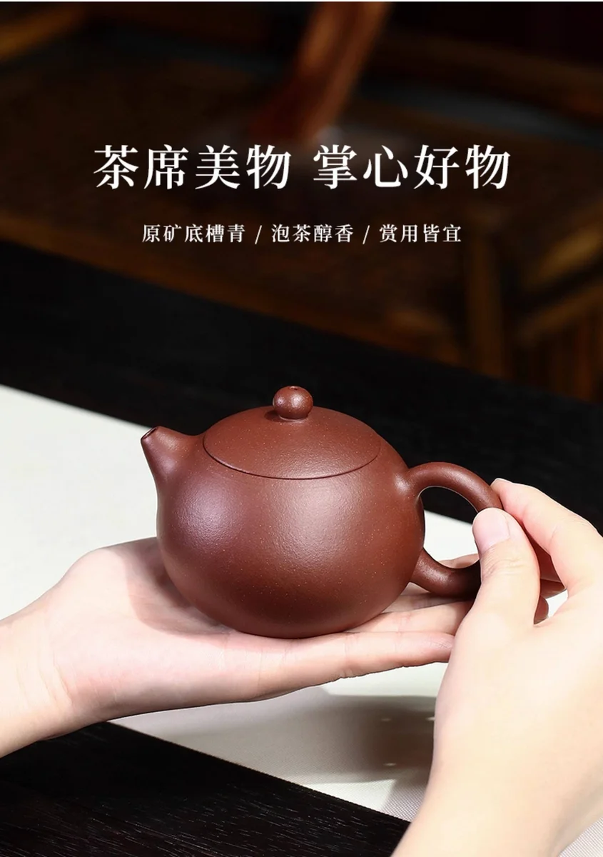 小容量宜兴纯手工紫砂壶茶具家用茶壶单壶原矿底槽清全手工西施壶 详情图 9