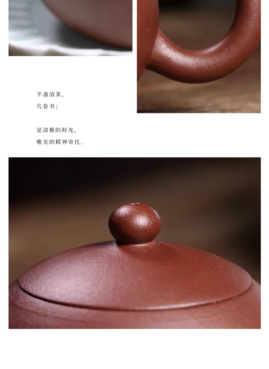小容量宜兴纯手工紫砂壶茶具家用茶壶单壶原矿底槽清全手工西施壶 详情图 11