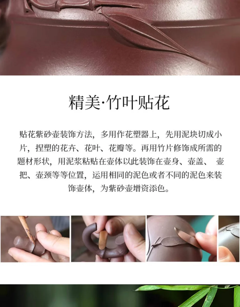 藏壶天下宜兴紫砂壶纯手工竹段茶壶单壶大容量家用紫砂茶具竹节壶 详情图 10