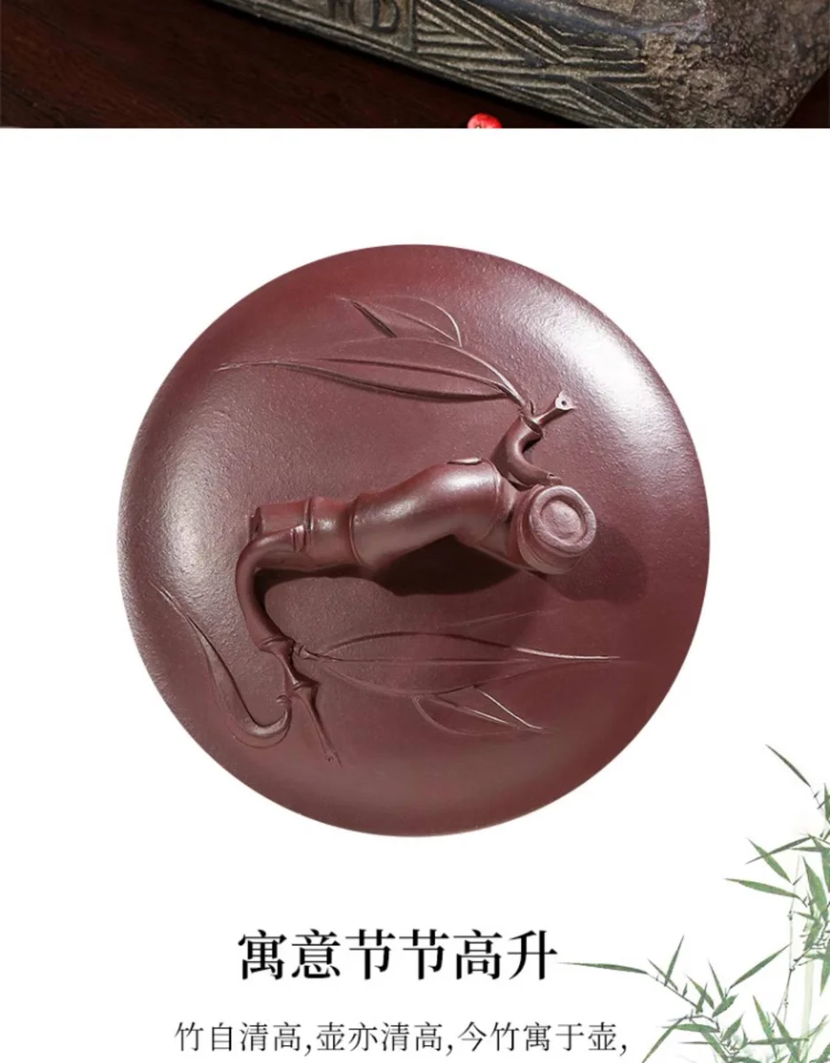 藏壶天下宜兴紫砂壶纯手工竹段茶壶单壶大容量家用紫砂茶具竹节壶 详情图 2