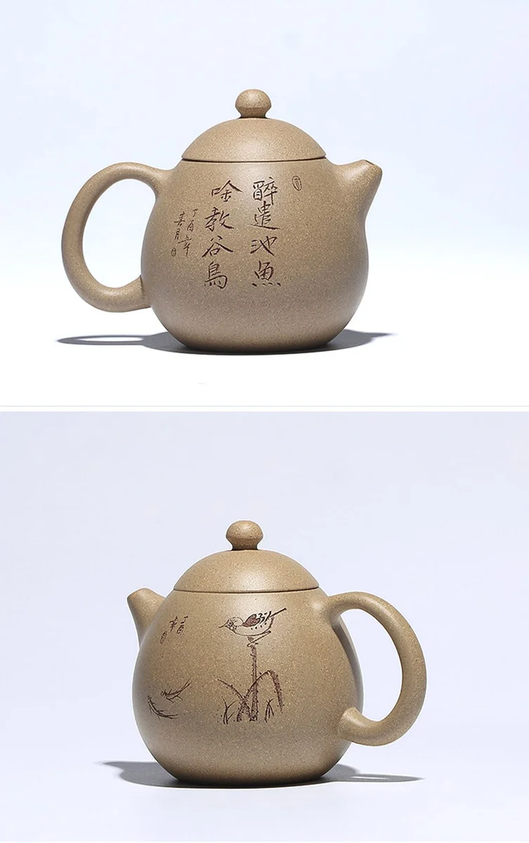 宜兴紫砂茶具段泥龙蛋紫砂壶纯手工小茶壶单人小容量一人用泡茶壶 详情图 13