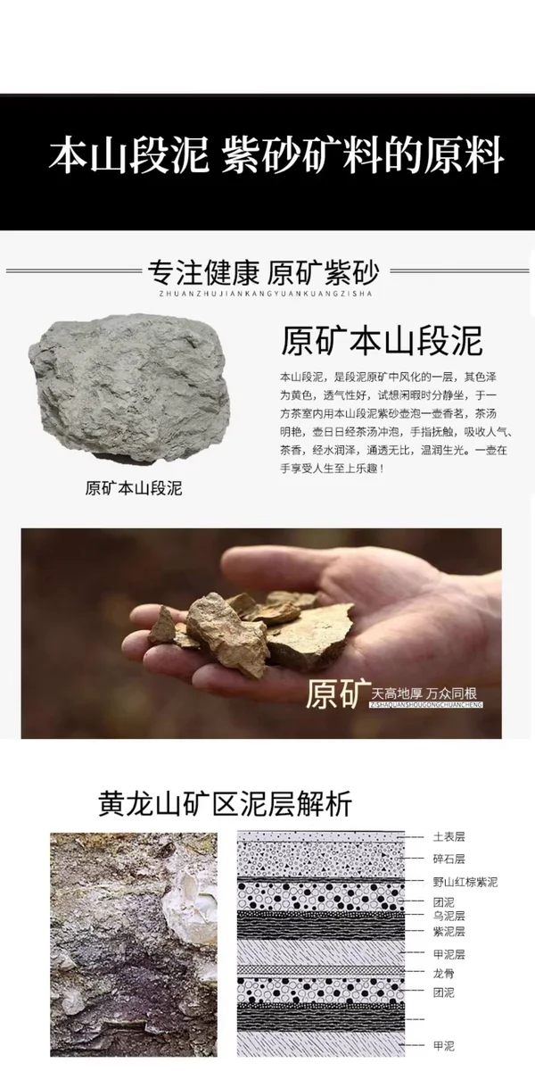 宜兴紫砂茶具段泥龙蛋紫砂壶纯手工小茶壶单人小容量一人用泡茶壶 详情图 16
