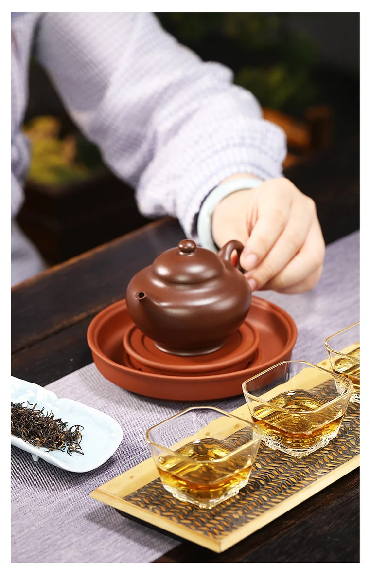 功夫茶具配件紫砂小茶盘壶承蓄水小型干泡台茶托盘家用小茶台茶承 详情图 7