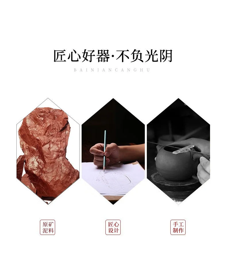 原矿大红袍宜兴紫砂壶纯手工小泡茶壶单人家用紫砂茶具西施壶套装 详情图 10