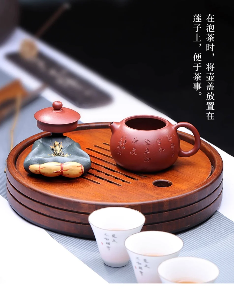 盖置盖托紫砂茶宠精品可养茶台装饰品茶玩茶桌小摆件茶具配件摆设 详情图 4