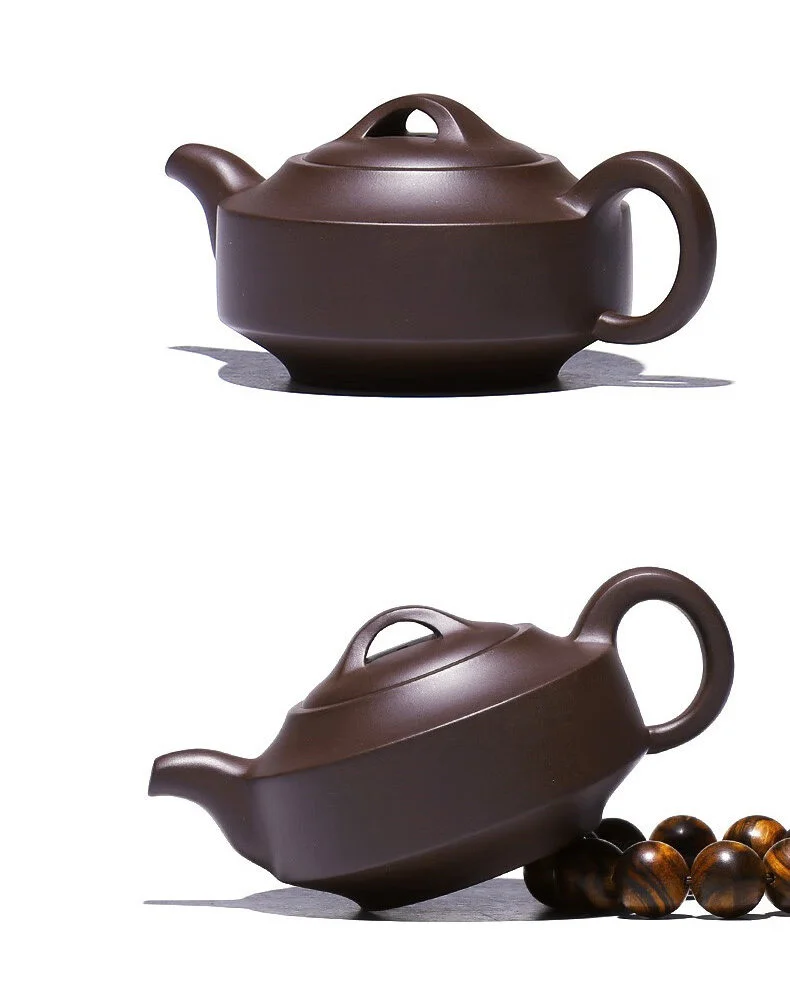 藏壶天下宜兴紫砂壶纯手工茶壶单壶原矿紫泥家用茶具泡茶壶汉君壶 详情图 15