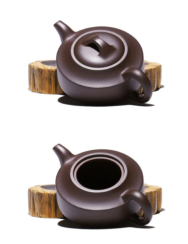 藏壶天下宜兴紫砂壶纯手工茶壶单壶原矿紫泥家用茶具泡茶壶汉君壶 详情图 16