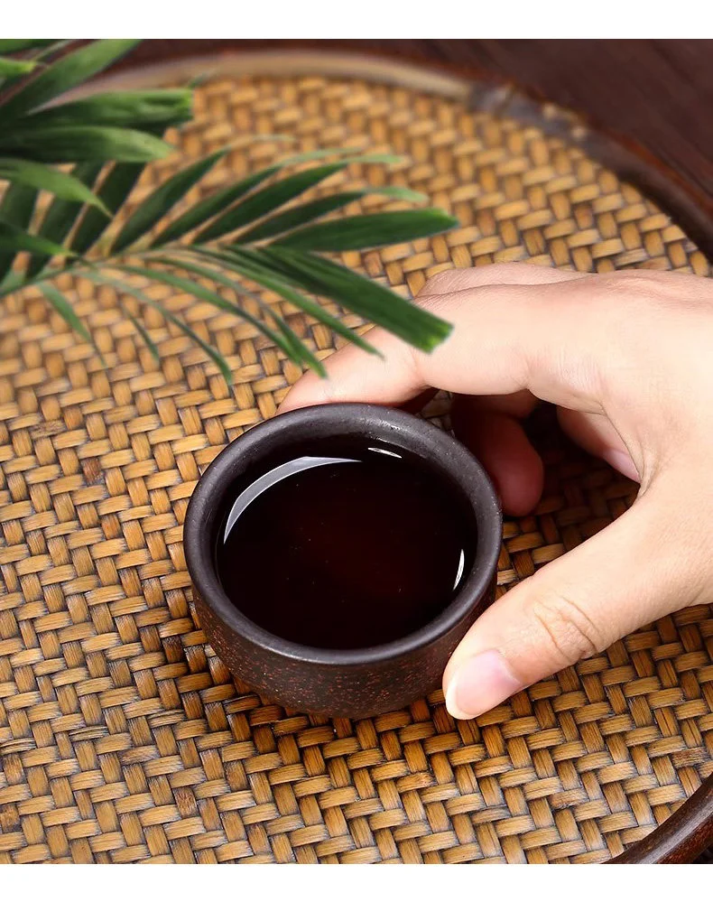 藏壶天下宜兴紫砂杯主人杯原矿黑金砂 品茗杯个人杯 配壶小杯单只 详情图 6