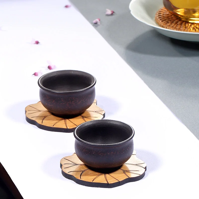 藏壶天下宜兴紫砂杯主人杯原矿黑金砂 品茗杯个人杯 配壶小杯单只 - 4