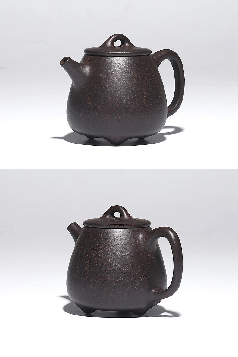 藏壶天下宜兴紫砂壶纯手工茶壶单人家用紫砂茶具套装黑金砂高石瓢 详情图 16