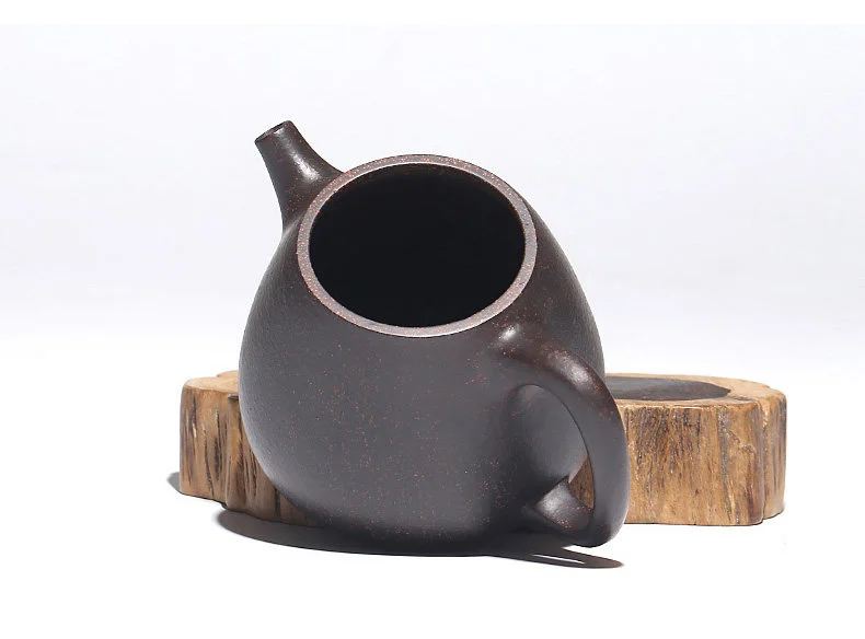藏壶天下宜兴紫砂壶纯手工茶壶单人家用紫砂茶具套装黑金砂高石瓢 详情图 18