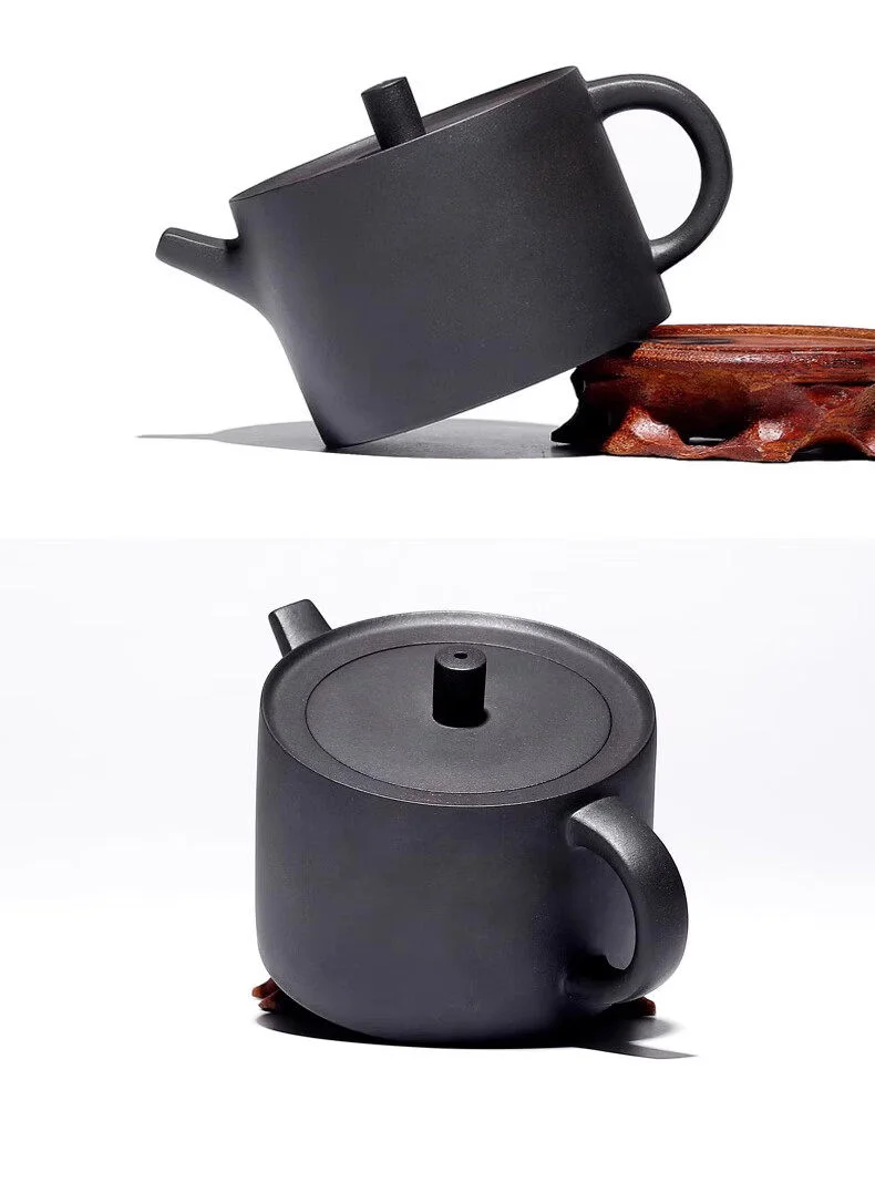宜兴紫砂壶纯手工茶壶茶杯套装家用泡茶壶普洱茶具原矿黑紫泥福韵 详情图 13