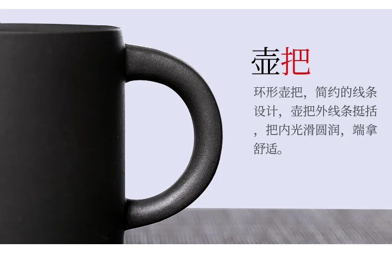 宜兴紫砂壶纯手工茶壶茶杯套装家用泡茶壶普洱茶具原矿黑紫泥福韵 详情图 7