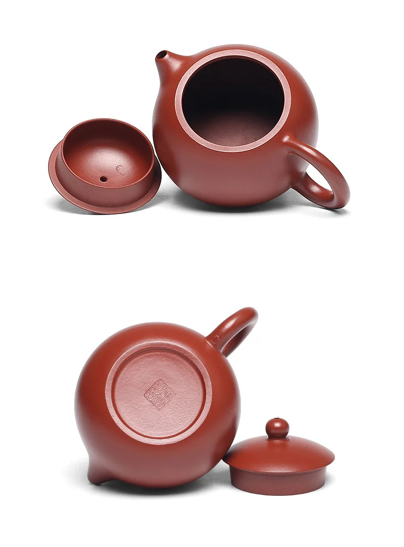 宜兴紫砂壶纯手工紫砂茶具原矿紫泥大红袍家用泡茶壶套装倩冰西施 详情图 27