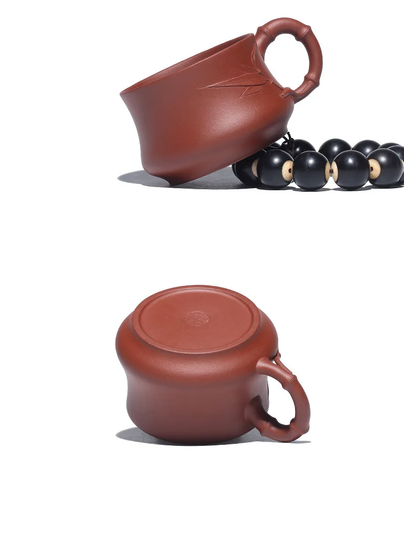 个人专用主人杯单杯紫砂功夫茶杯单个品茗杯小号紫砂杯茶碗小茶杯 详情图 16