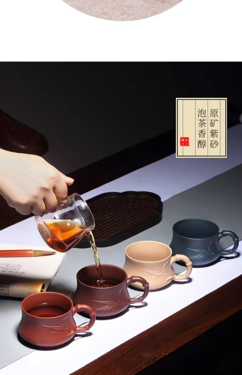 个人专用主人杯单杯紫砂功夫茶杯单个品茗杯小号紫砂杯茶碗小茶杯 详情图 7