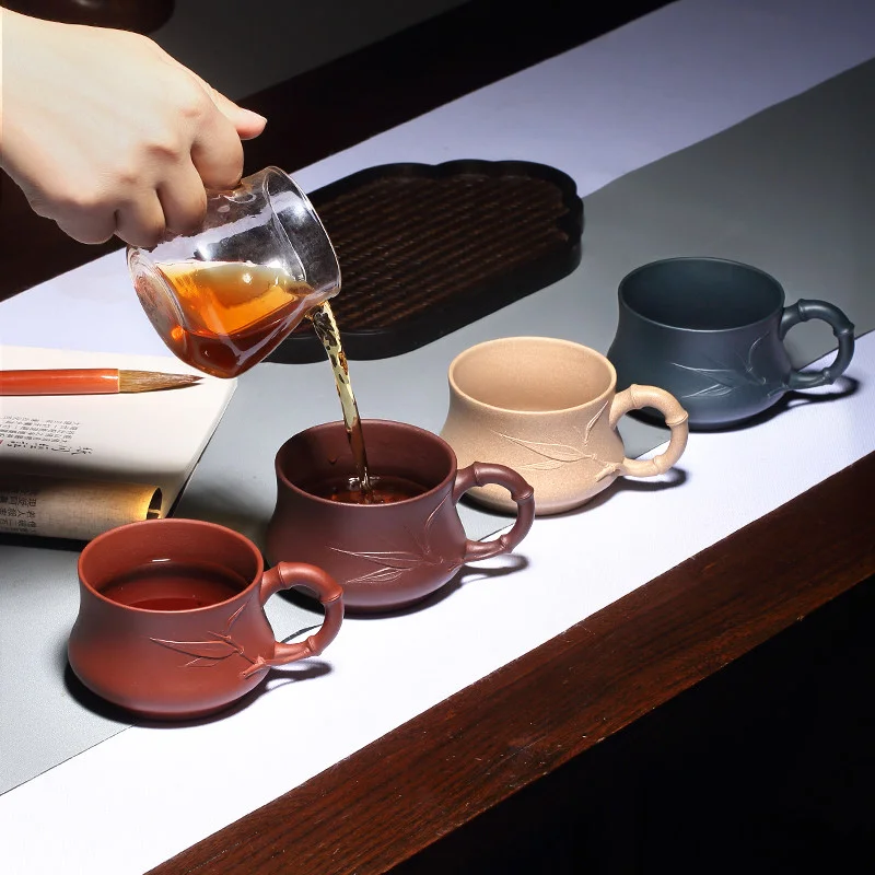 个人专用主人杯单杯紫砂功夫茶杯单个品茗杯小号紫砂杯茶碗小茶杯 - 6
