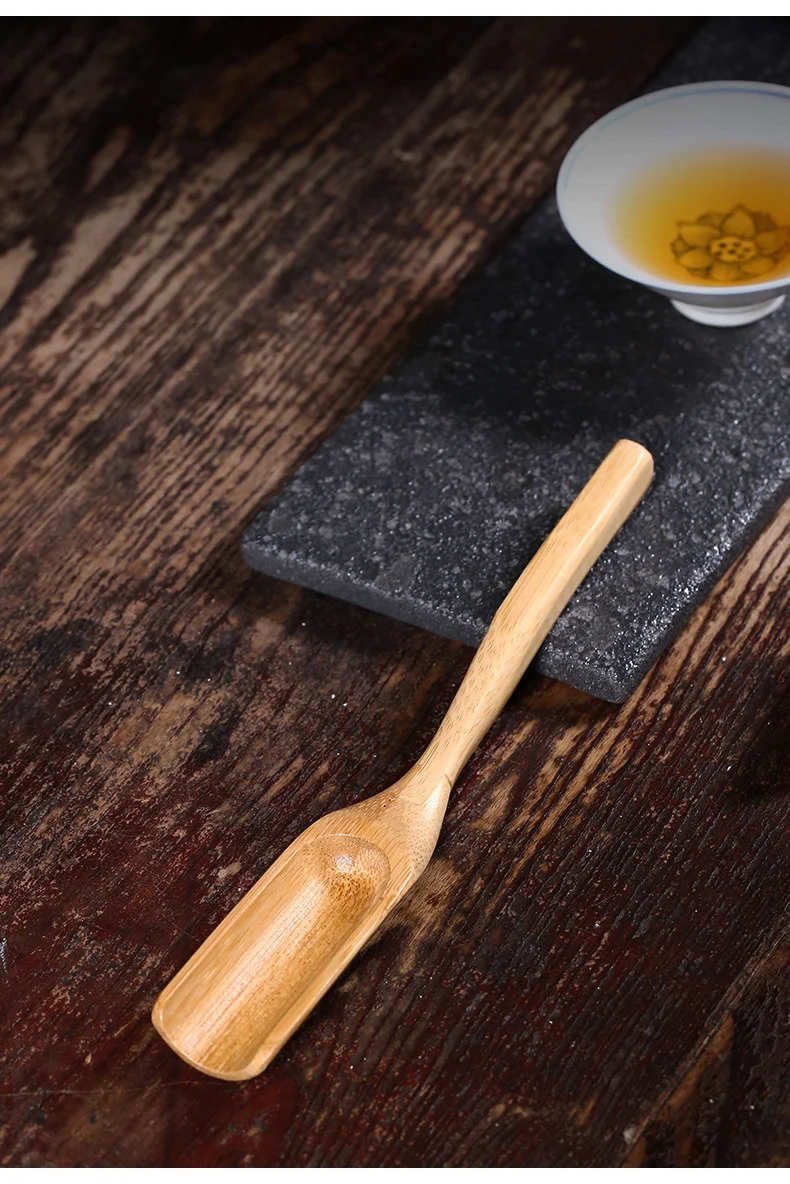 藏壶天下 竹制茶勺功夫茶具茶道配件茶匙 茶铲木茶具六君子配件 详情图 9