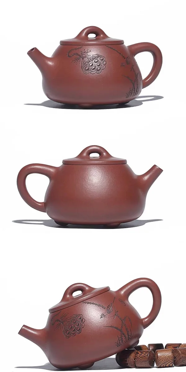 大容量大号原矿底槽清宜兴紫砂壶纯手工茶壶单人家用茶具高石瓢壶 详情图 15