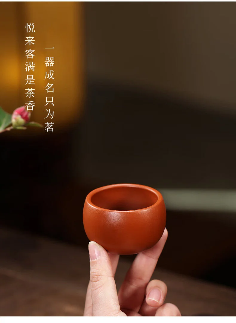 单个茶碗紫砂功夫茶杯个人专用主人杯单杯紫砂杯小茶杯茶盏品茗杯 详情图 10